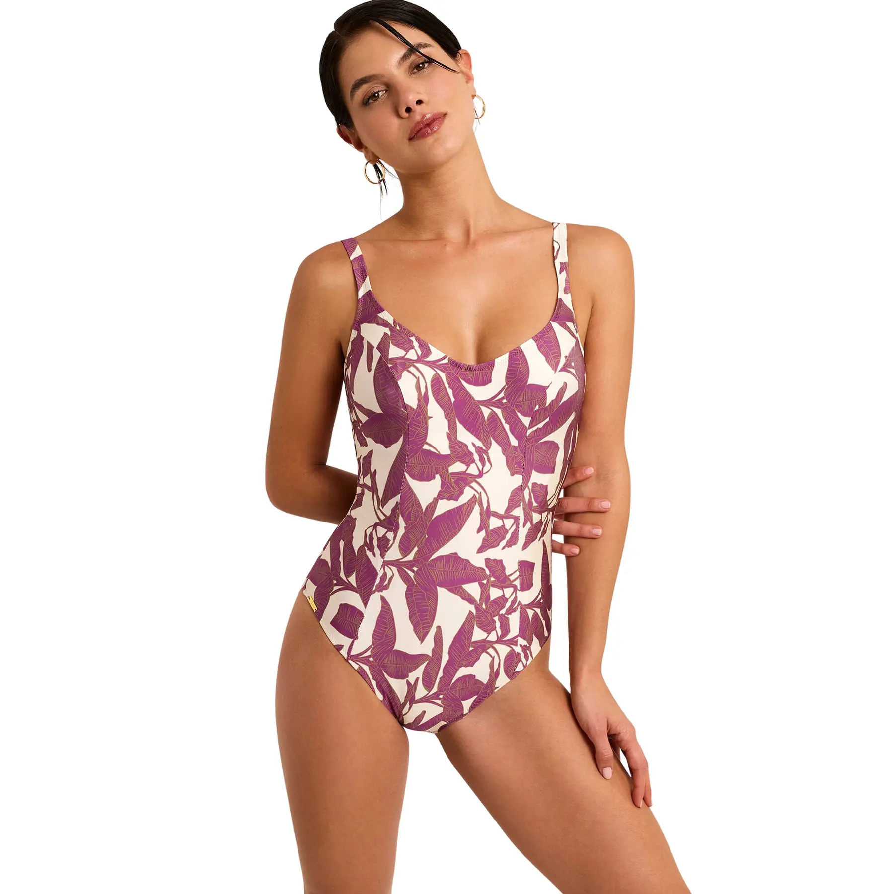 Costume da bagno intero non preformato senza ferretto donna  Salvia