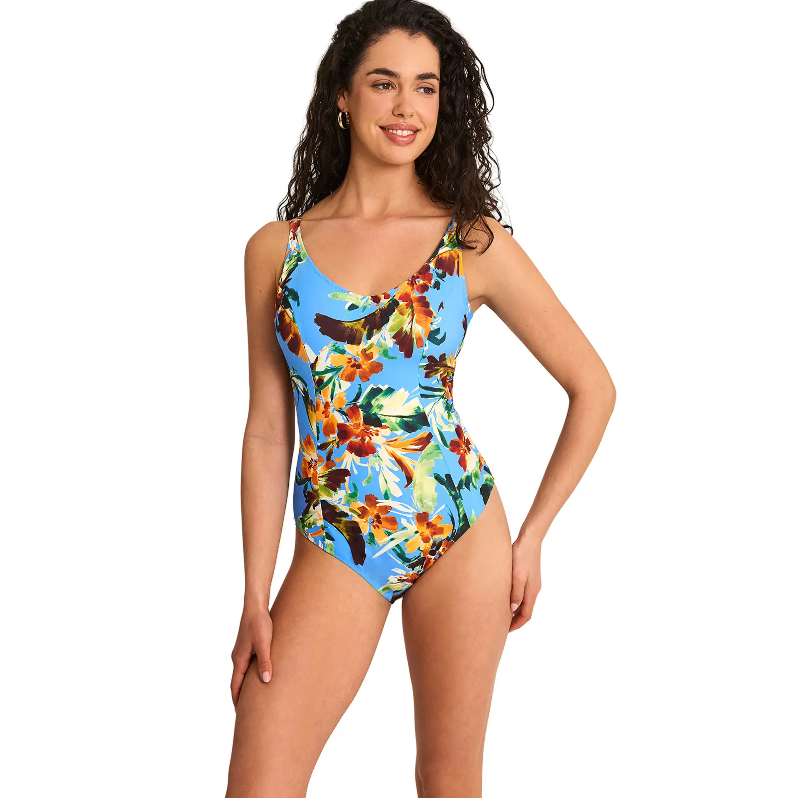 Costume da bagno intero preformato senza ferretti donna  Tropico