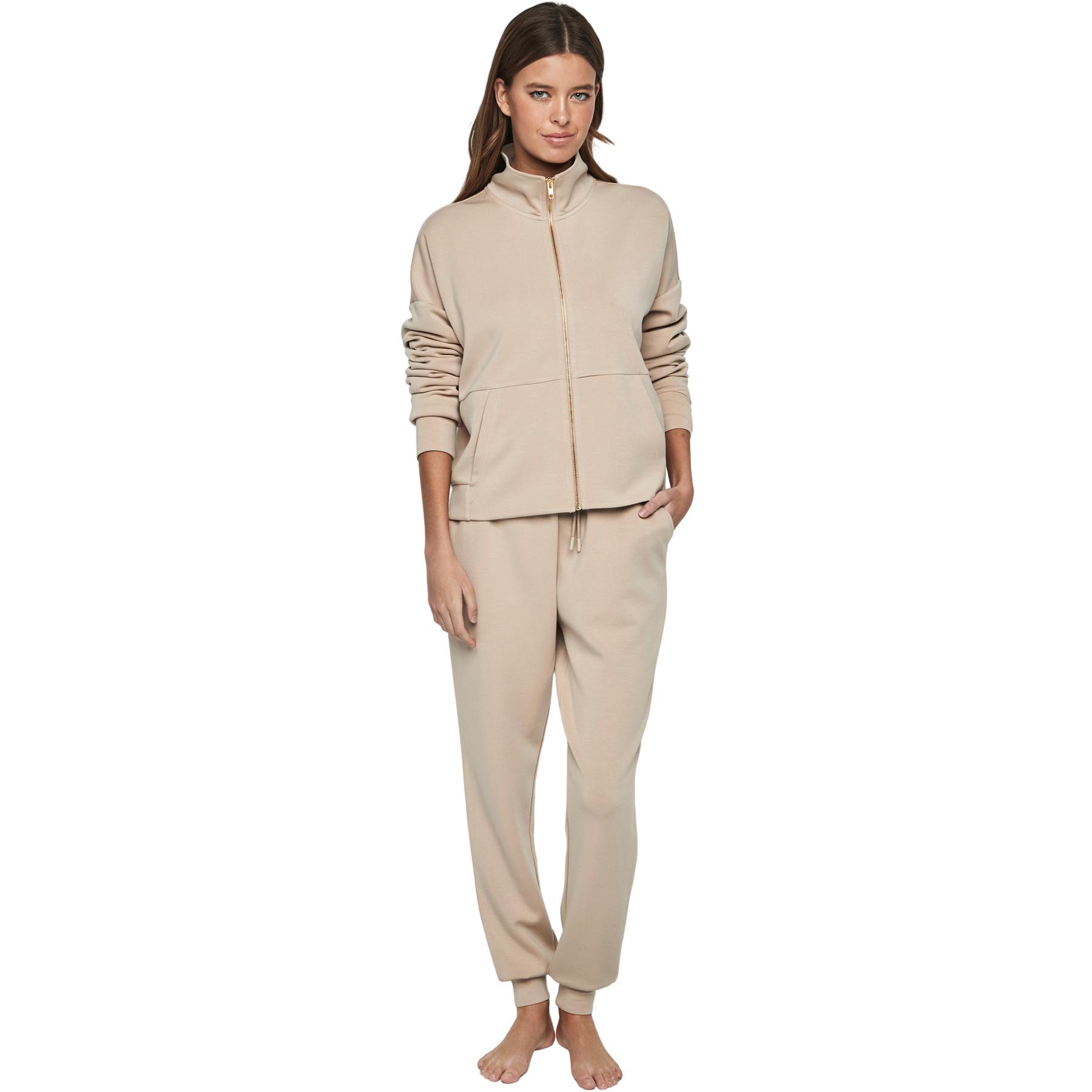 Pigiama con giacca zip donna  P104 Cozy Chic