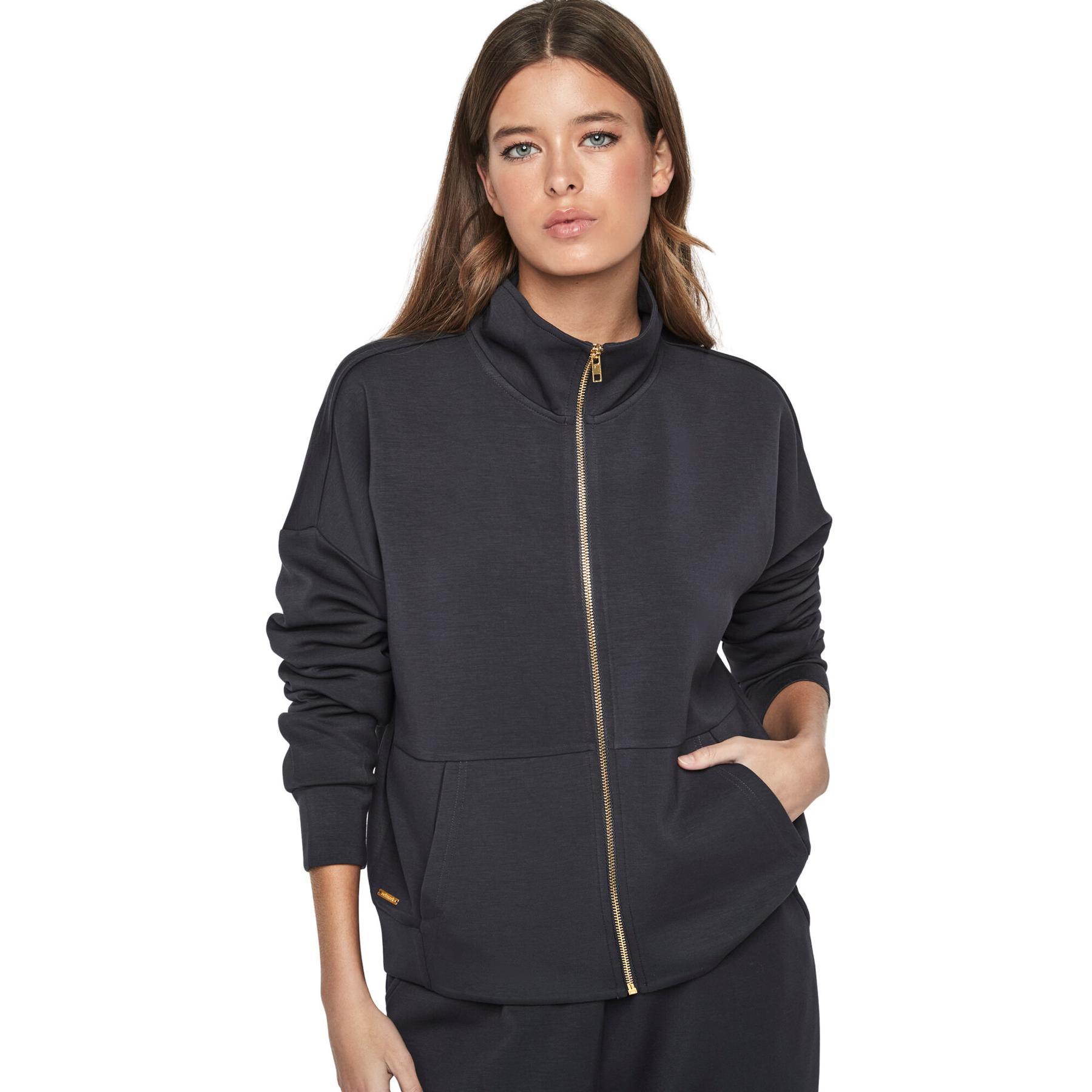 Pigiama con giacca zip donna  P104 Cozy Chic