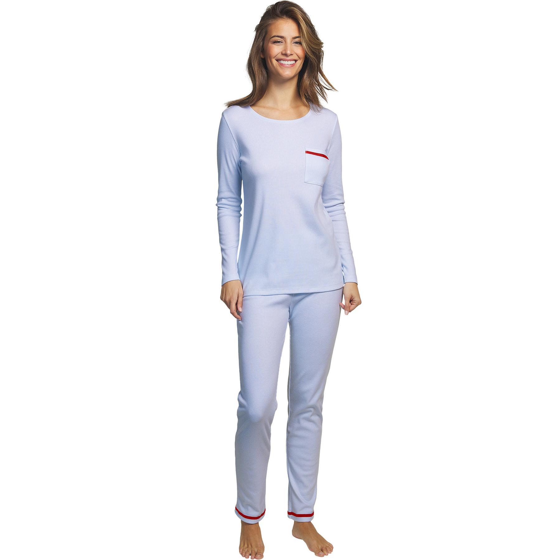 Pigiama con maniche lunghe da donna  Rayas