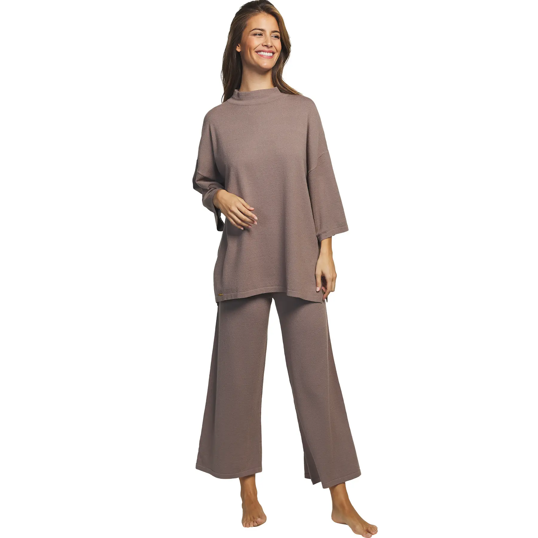 Pigiama pantaloni 3/4 e tunica donna