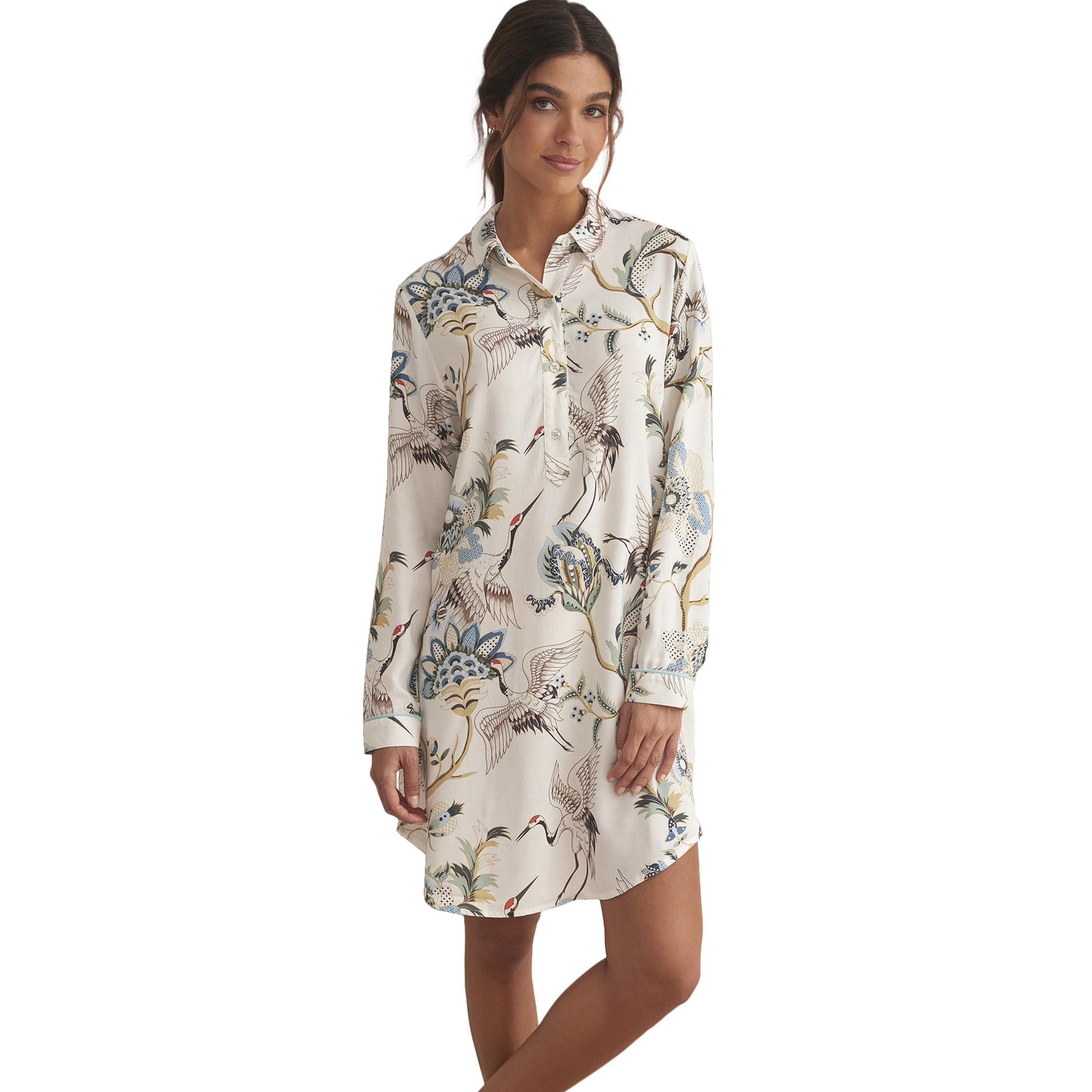Vestito da notte a maniche lunghe donna  Pajaros