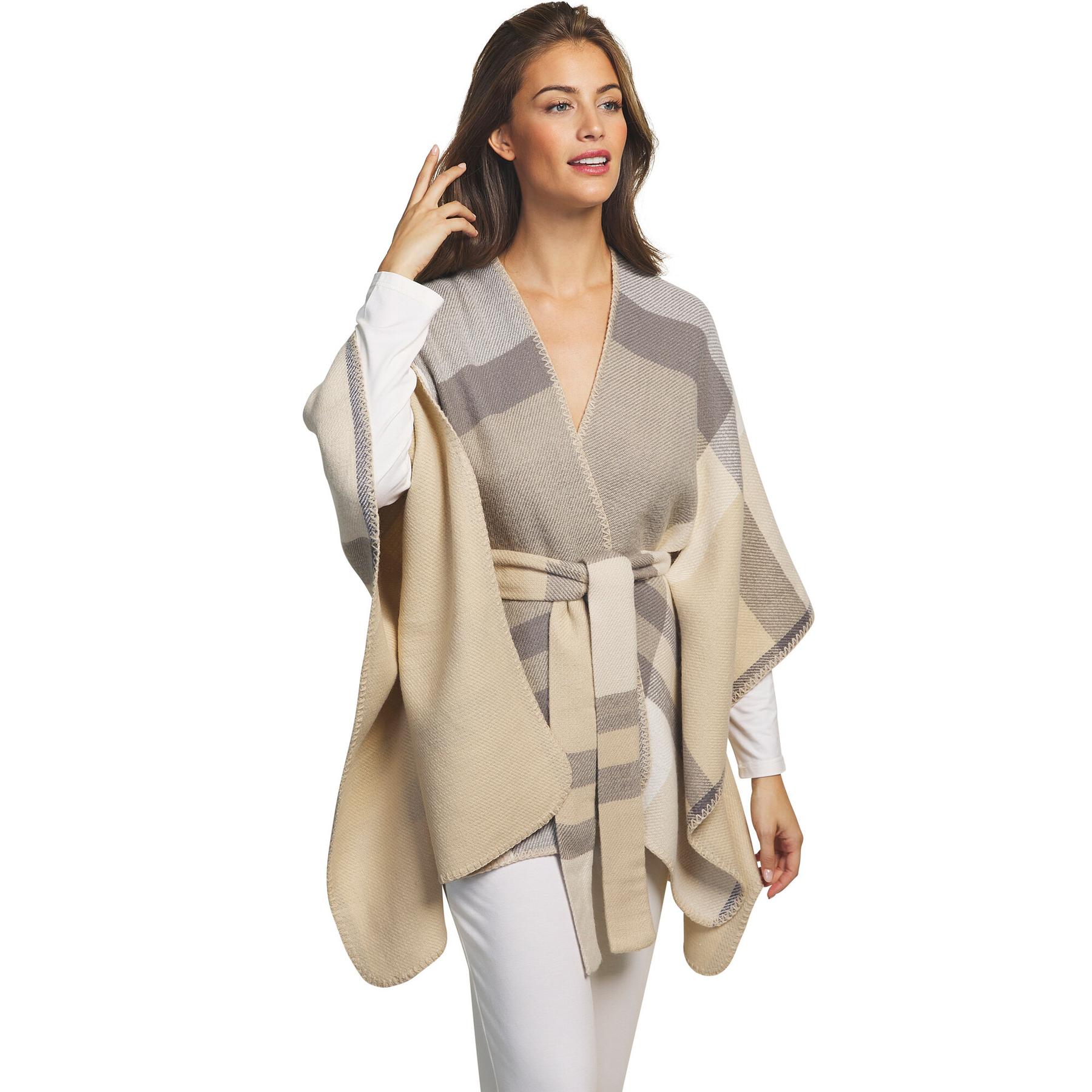 8445073775967 - Poncho Damen Complementos Romantica