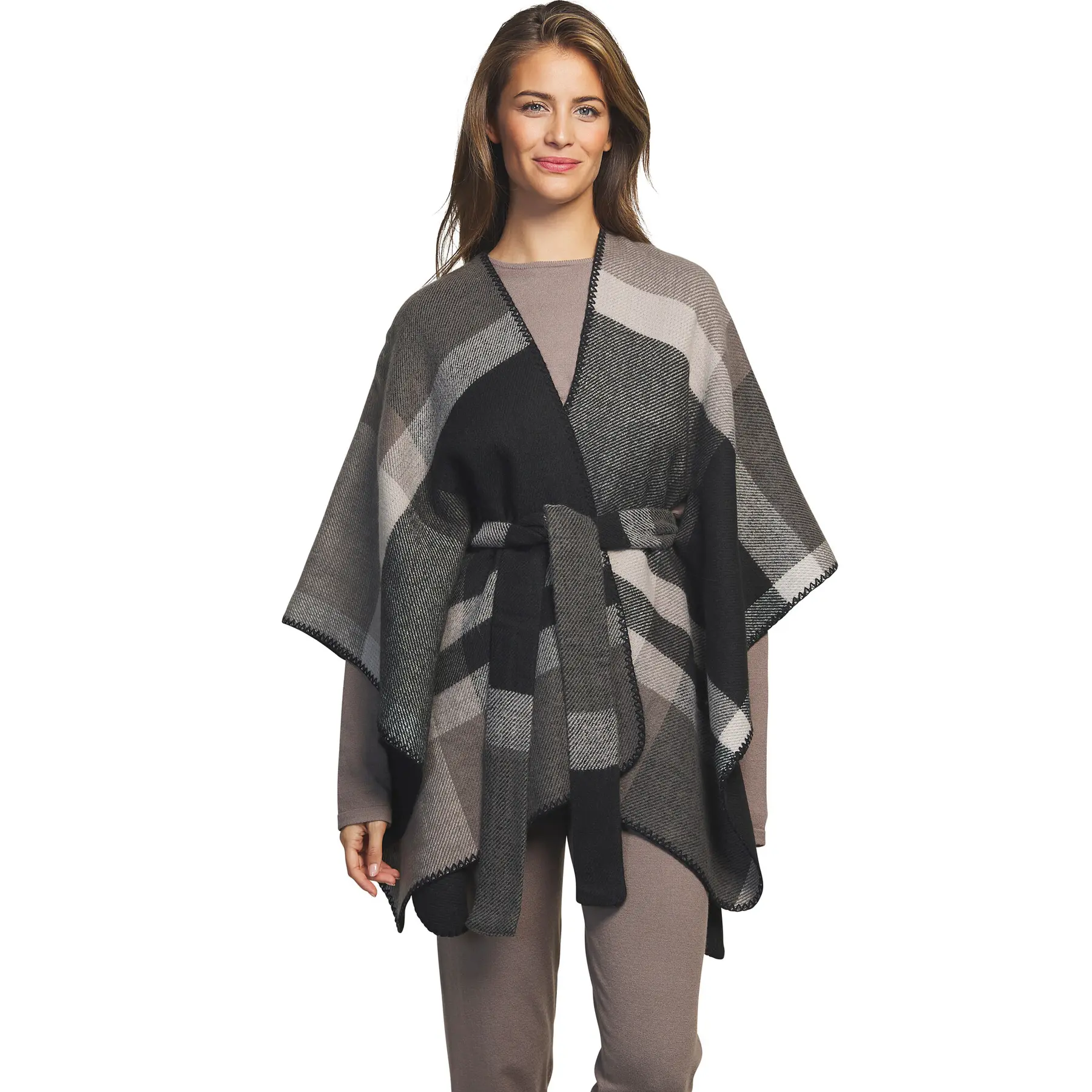 8445073775950 - Poncho Damen Complementos Romantica