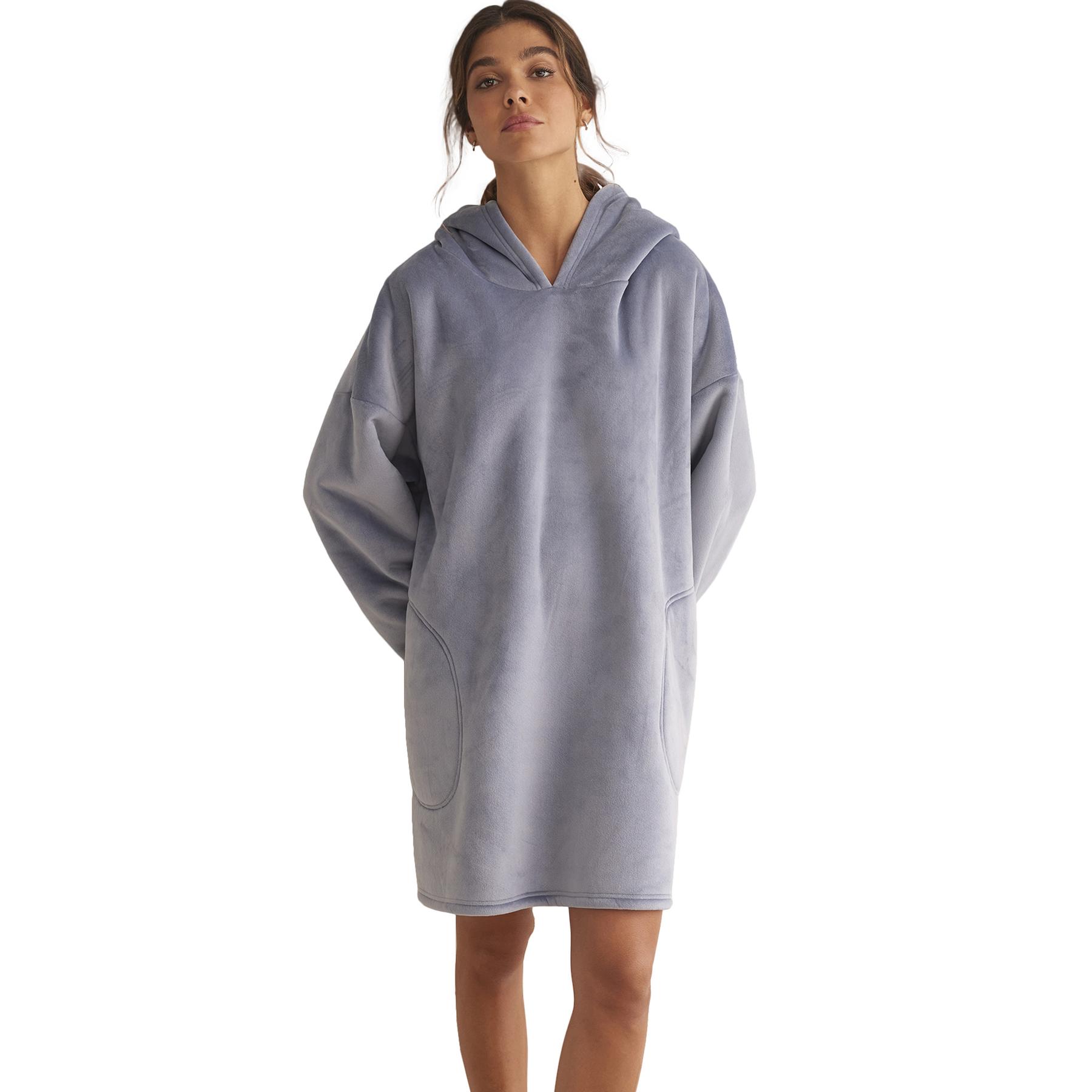 8445073851166 - Damen-Poncho mit Kapuze Supersoft Complementos