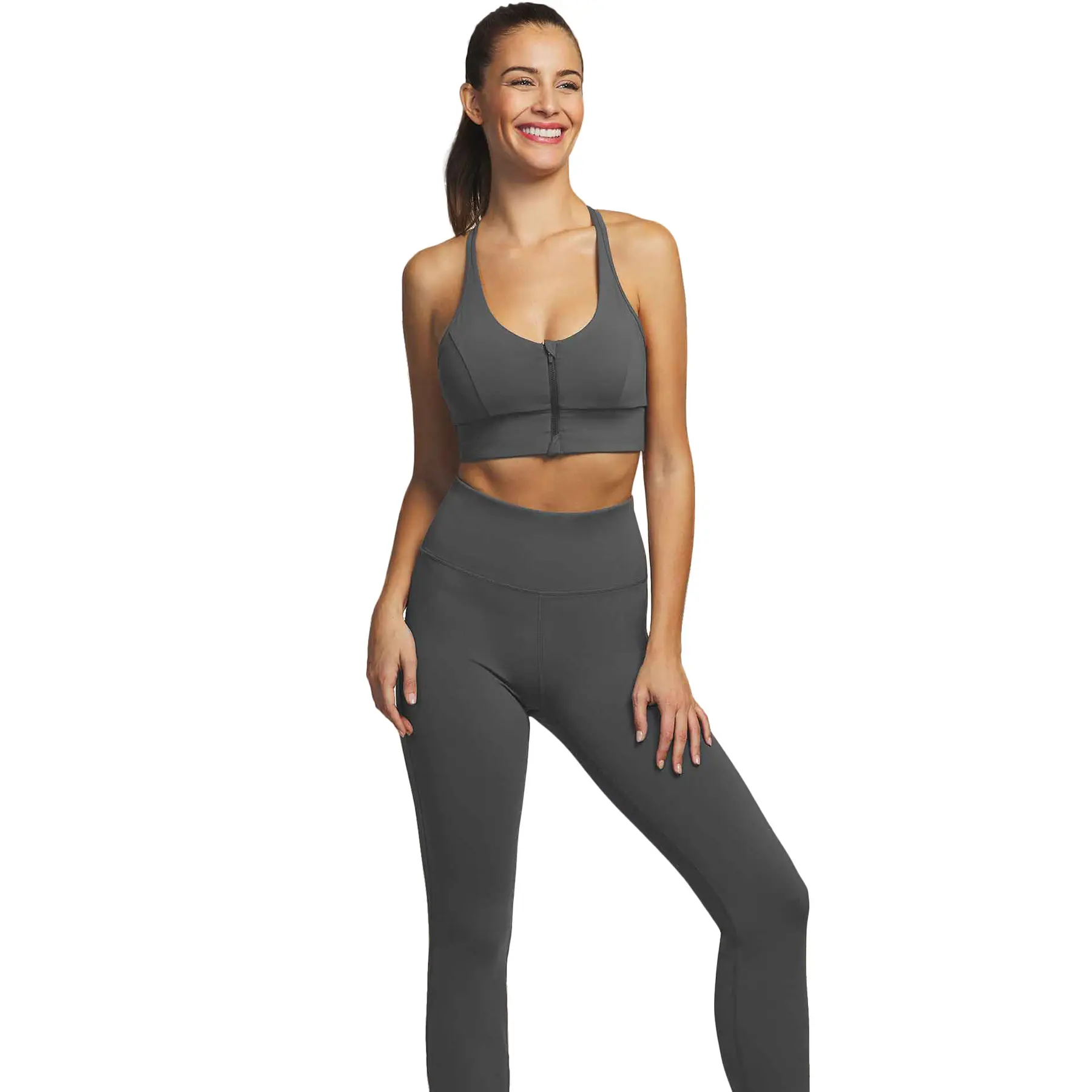 Sport-BH mit Reißverschluss, Damen Selmark ST5