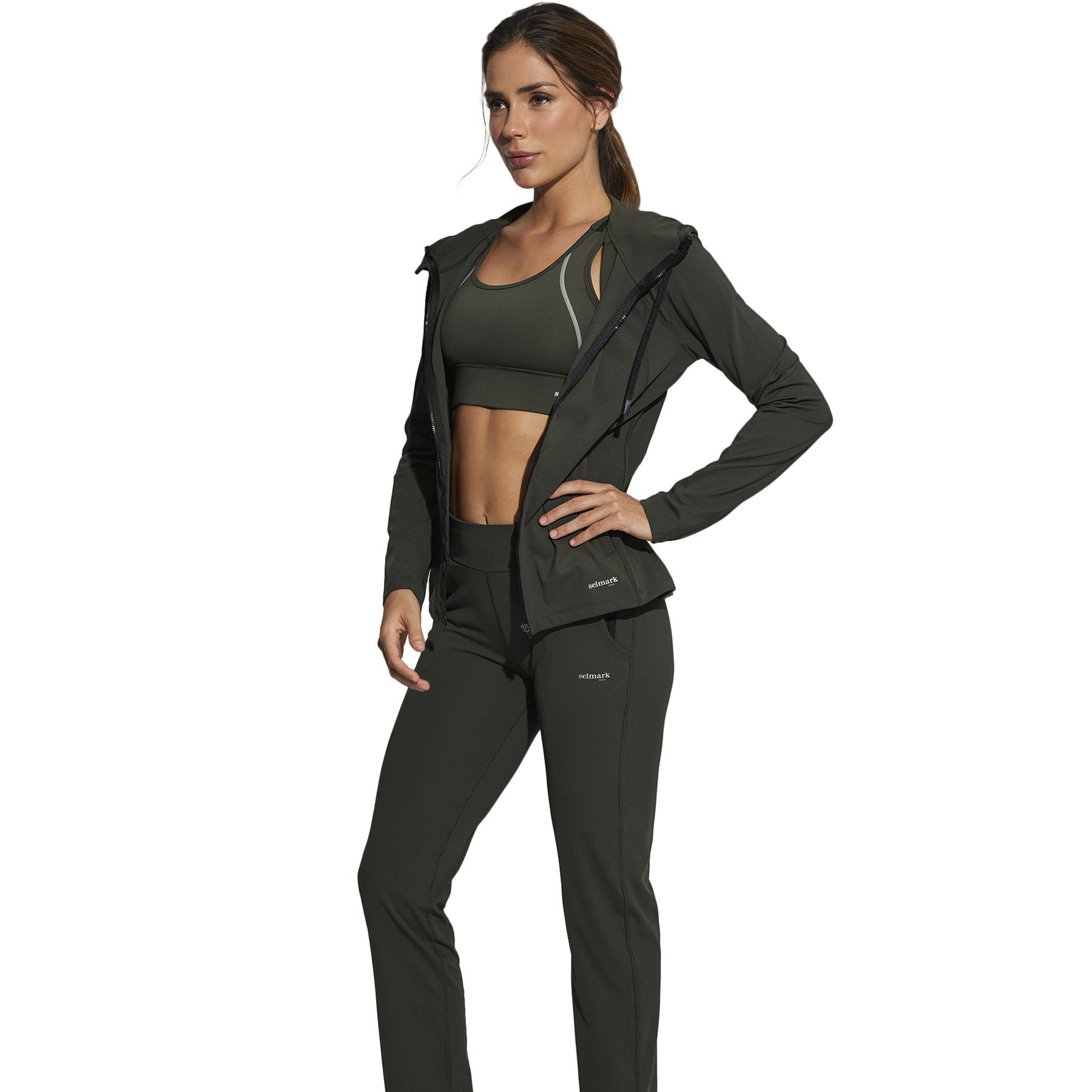 Giacca da donna con cappuccio e zip  Tech ST5