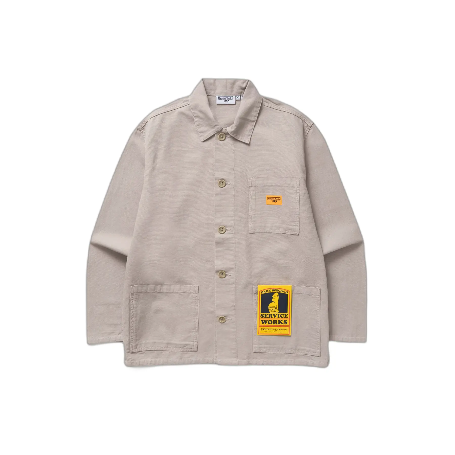 Service Works Beige Long Sleeve Shirt