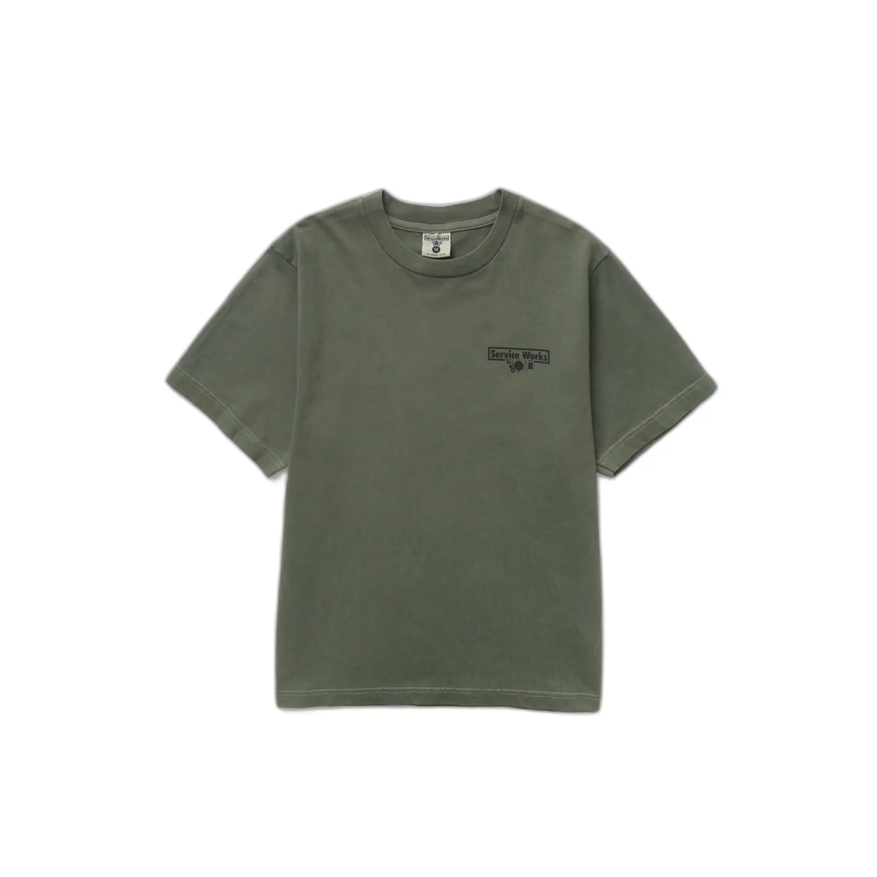 Service Works Men's Vert T-Shirt Pigt Dyed Trademark