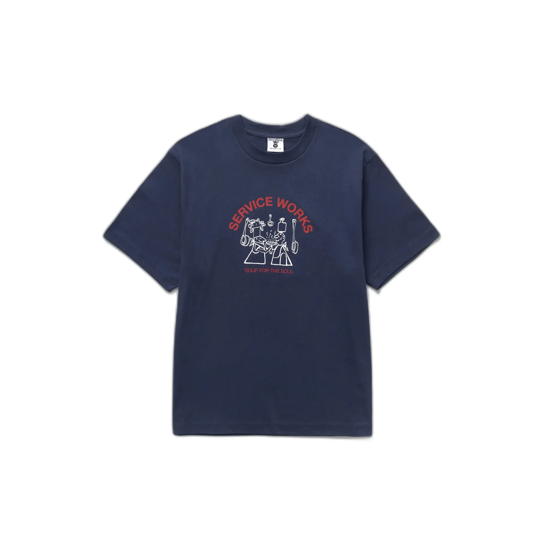 Service Works Bleu T-Shirt Soup For The Soul