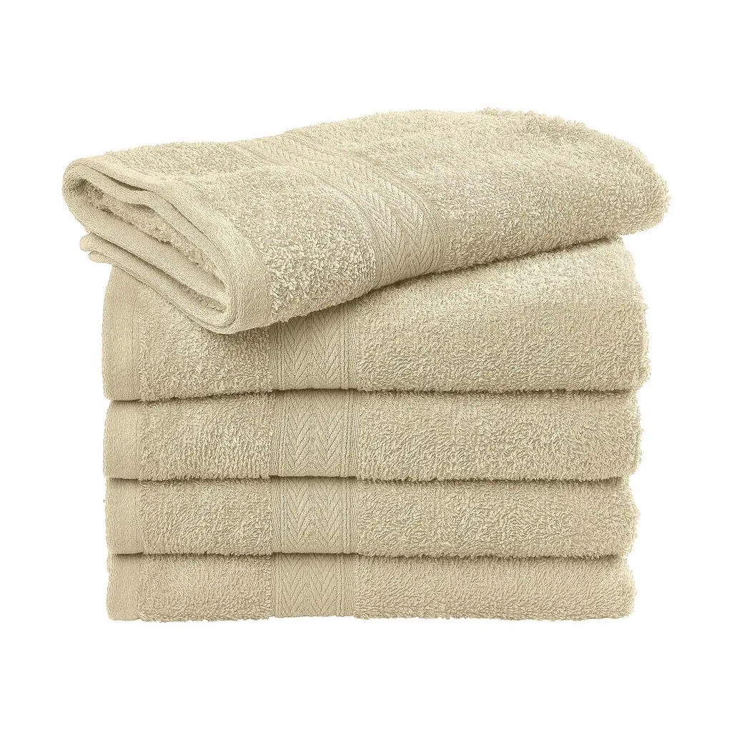 Sg Accessories Towels Unisex Beige Hand Towel Rhine