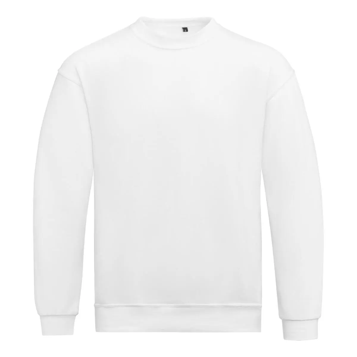 Sg Essentials Unisex Blanc Round Neck Sweatshirt