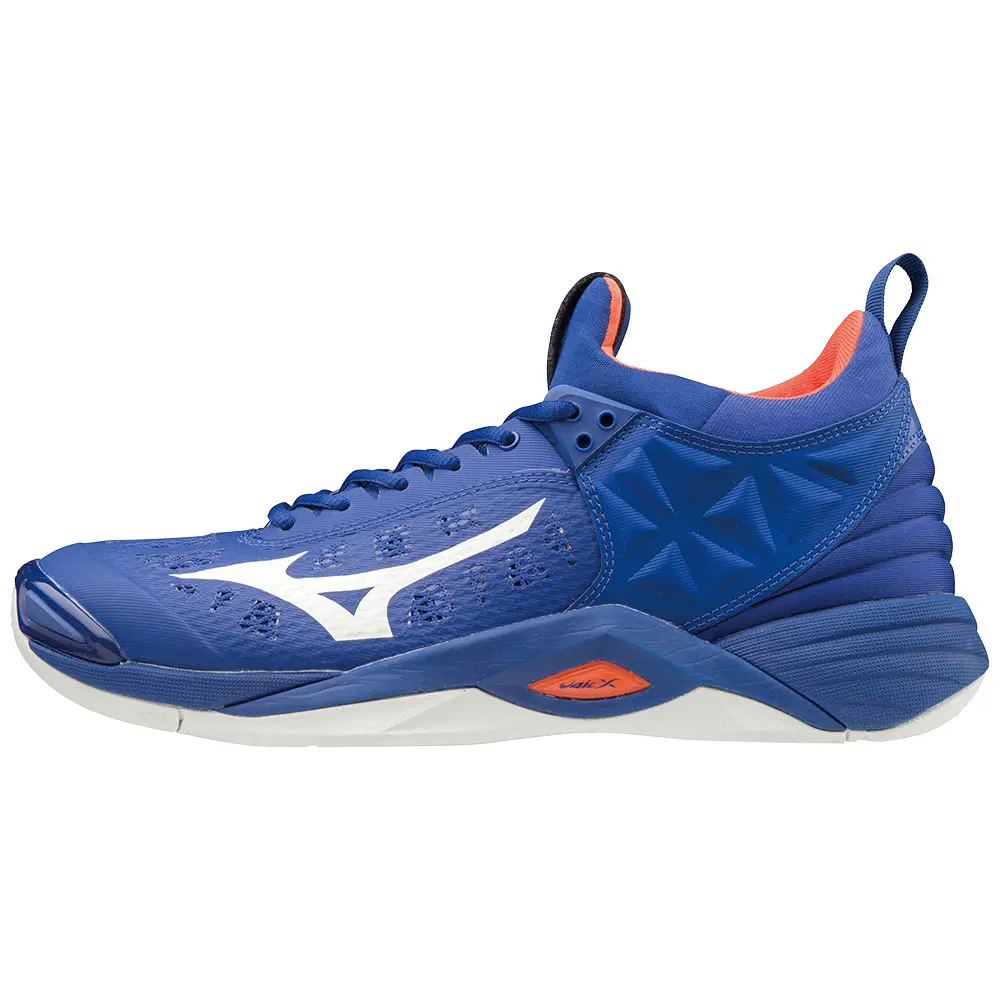 Mizuno Homme Chaussures Wave momentum, Bleu, Taille 46