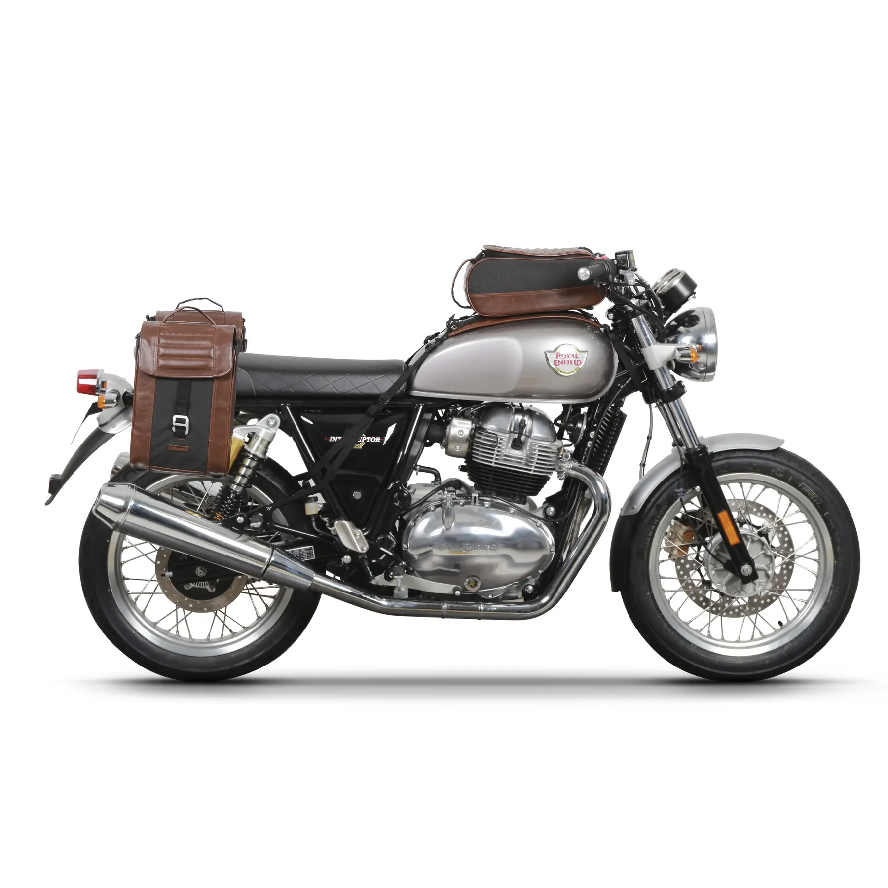 Halterung für Seitentasche motoshad SR Séries Café Racer ROYAL ENFIELD INTERCEPTOR 650 2019-2021