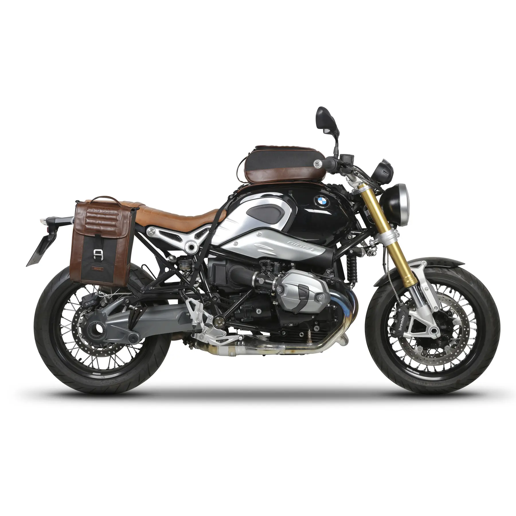 Halterung Seitentasche motoshad sr Serie Kaffee racer bmw r ninet urban 1200 g/s (17 bis 20)
