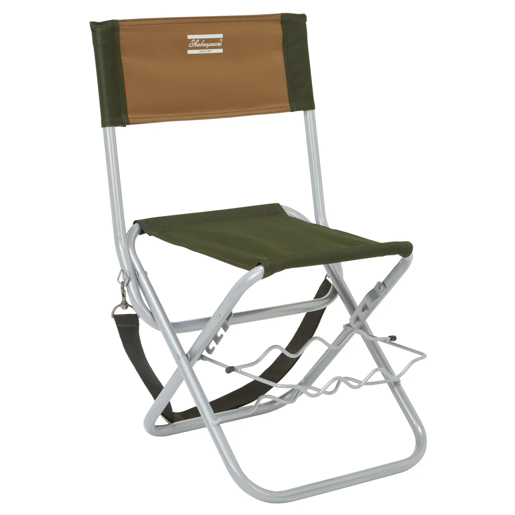 Klappstuhl mit Gehstockhalter Shakespeare Folding