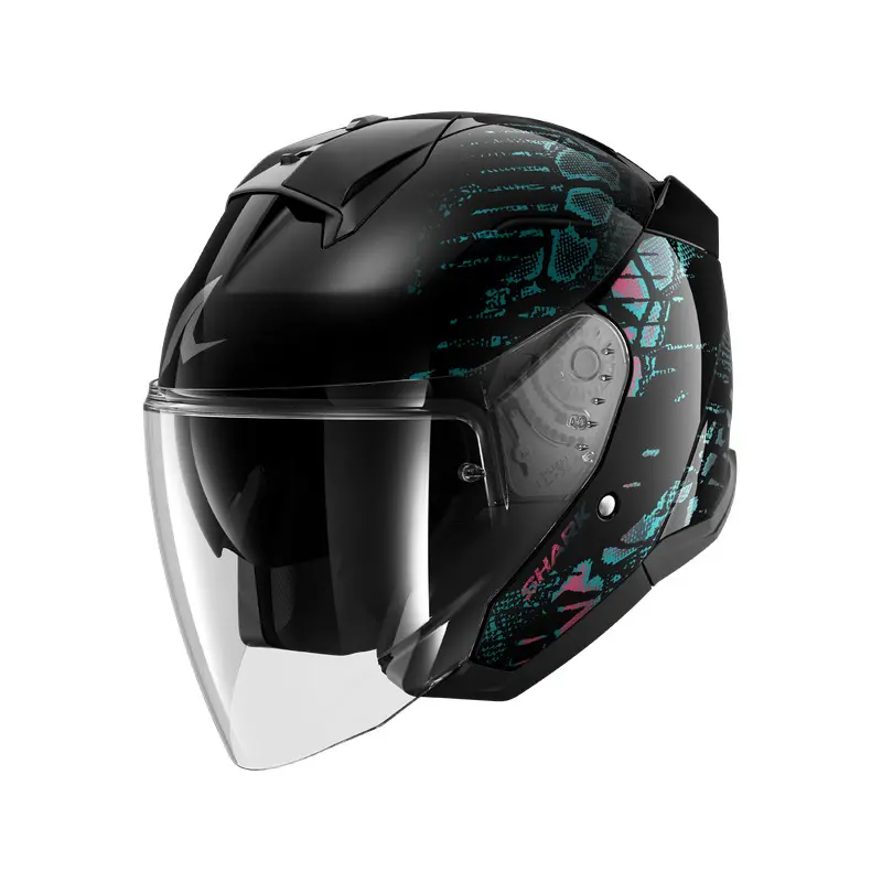 Jet-Motorradhelm Shark Skwal Jet Reptaia