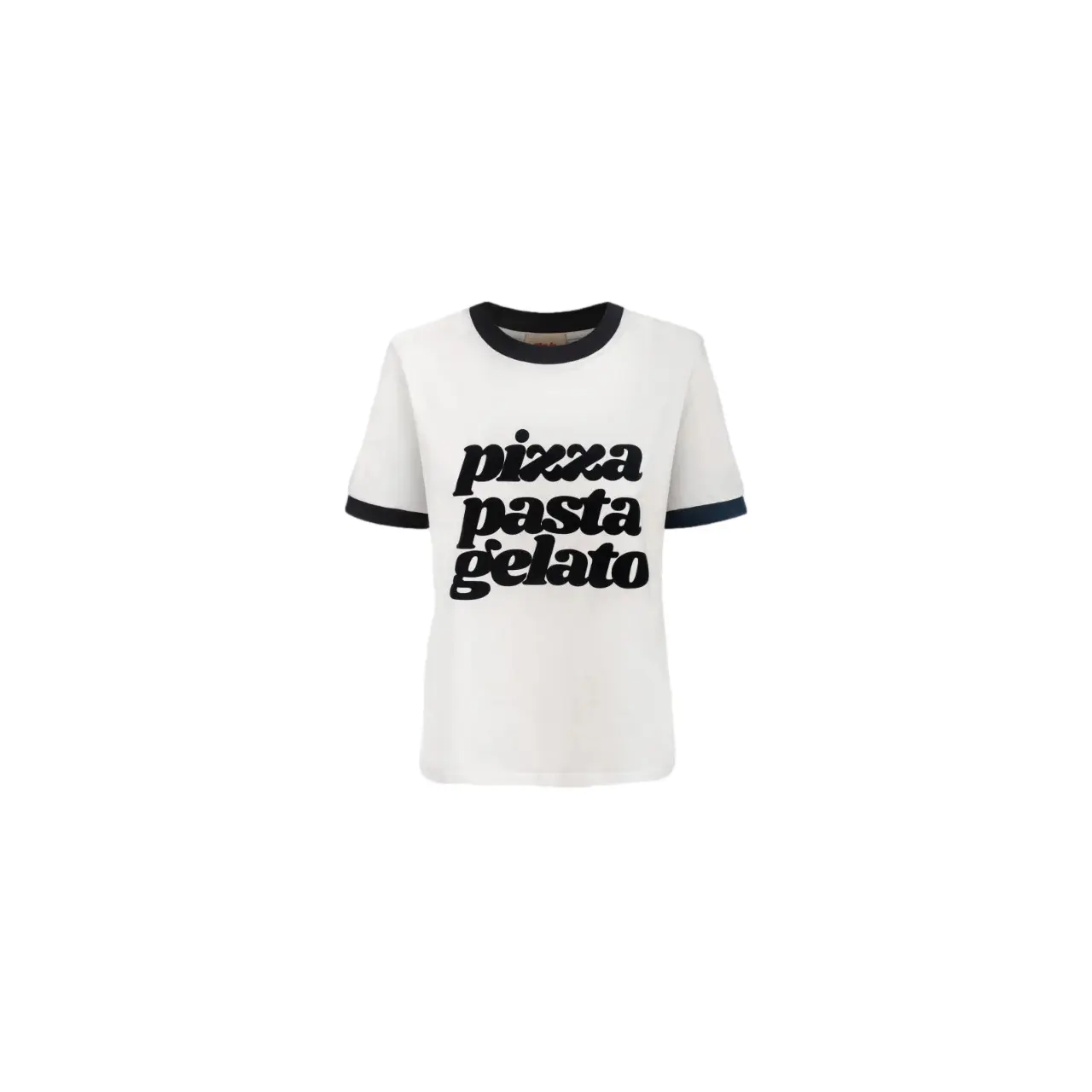 She Is Sunday Women's Blanc T-Shirt Pizza Pasta Gelato