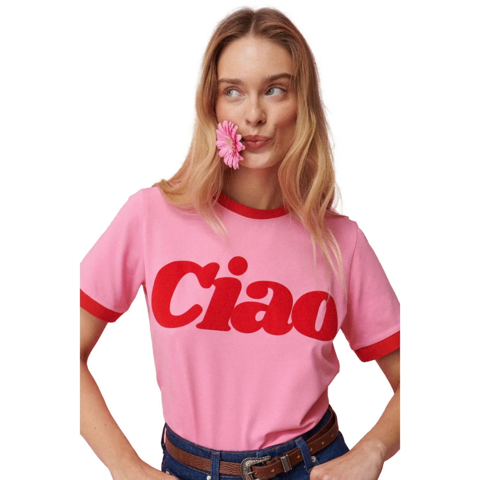 She Is Sunday Women's Rose T-Shirt Ciao