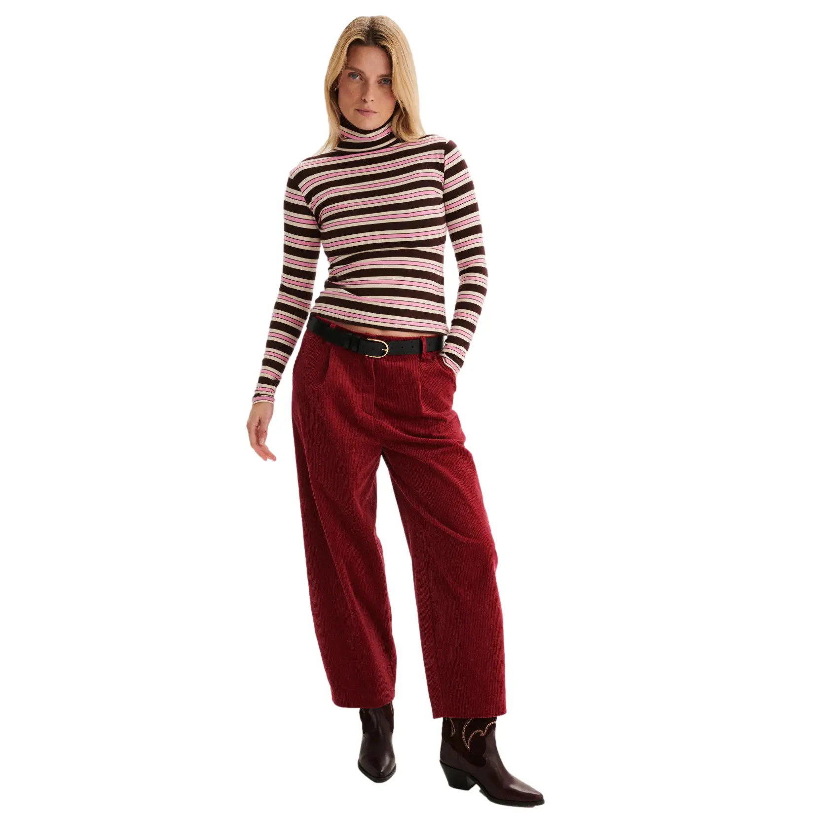 Image of Rollkragenpullover Damen She is Sunday Biscotti-E-Latte