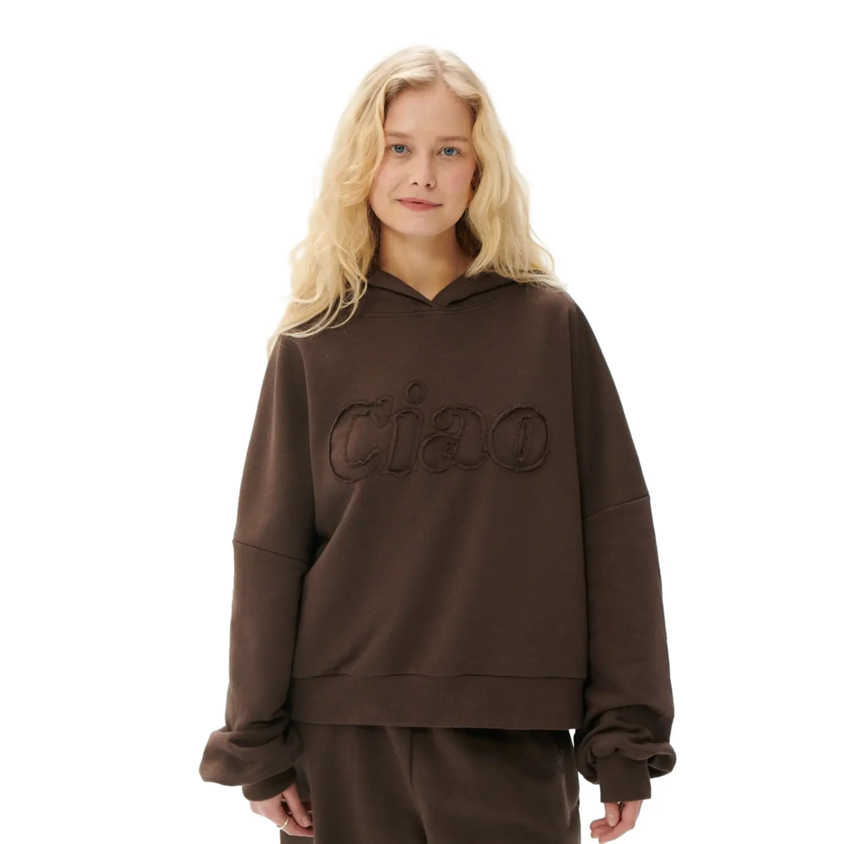 Image of Hoodie Damen She is Sunday Bronco