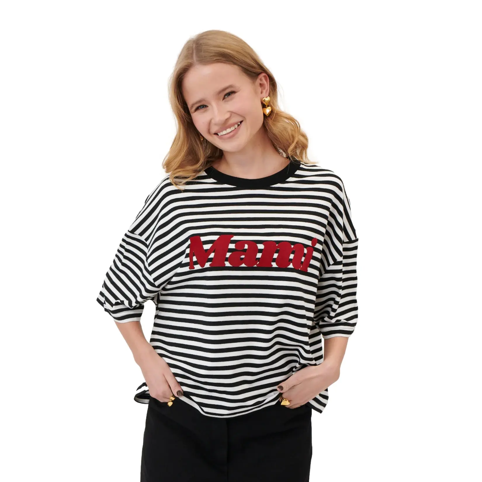 Image of Damen T-Shirt She is Sunday Mami