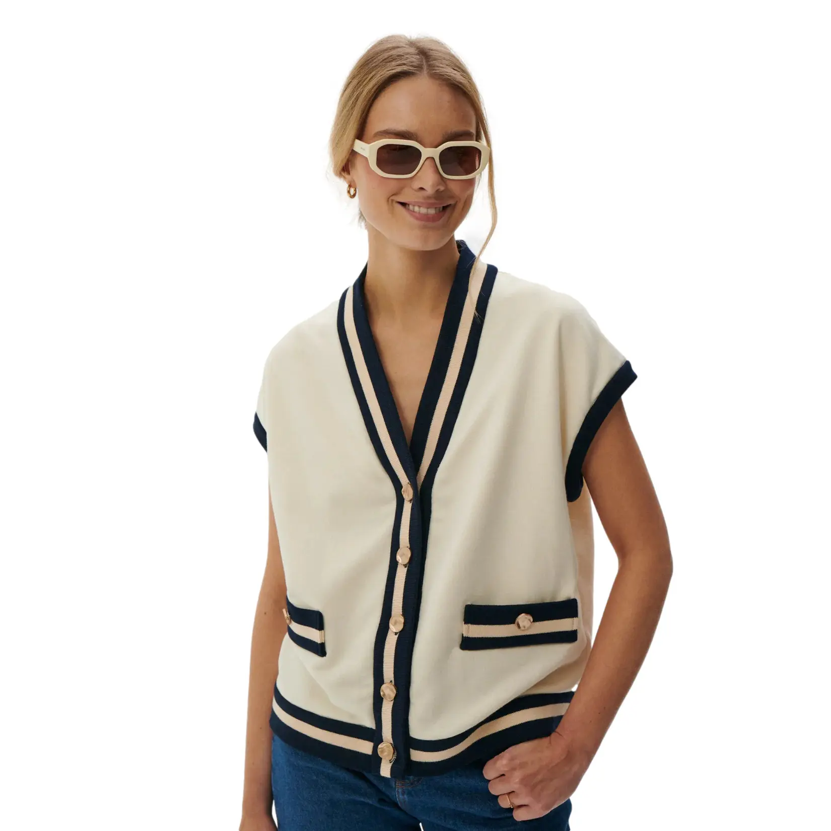 Image of Weste Damen She is Sunday Scandi Summer