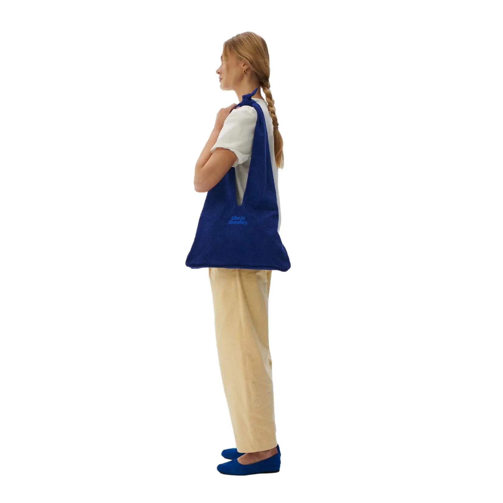Image of Tote Bag aus Samt Damen She is Sunday Nordic