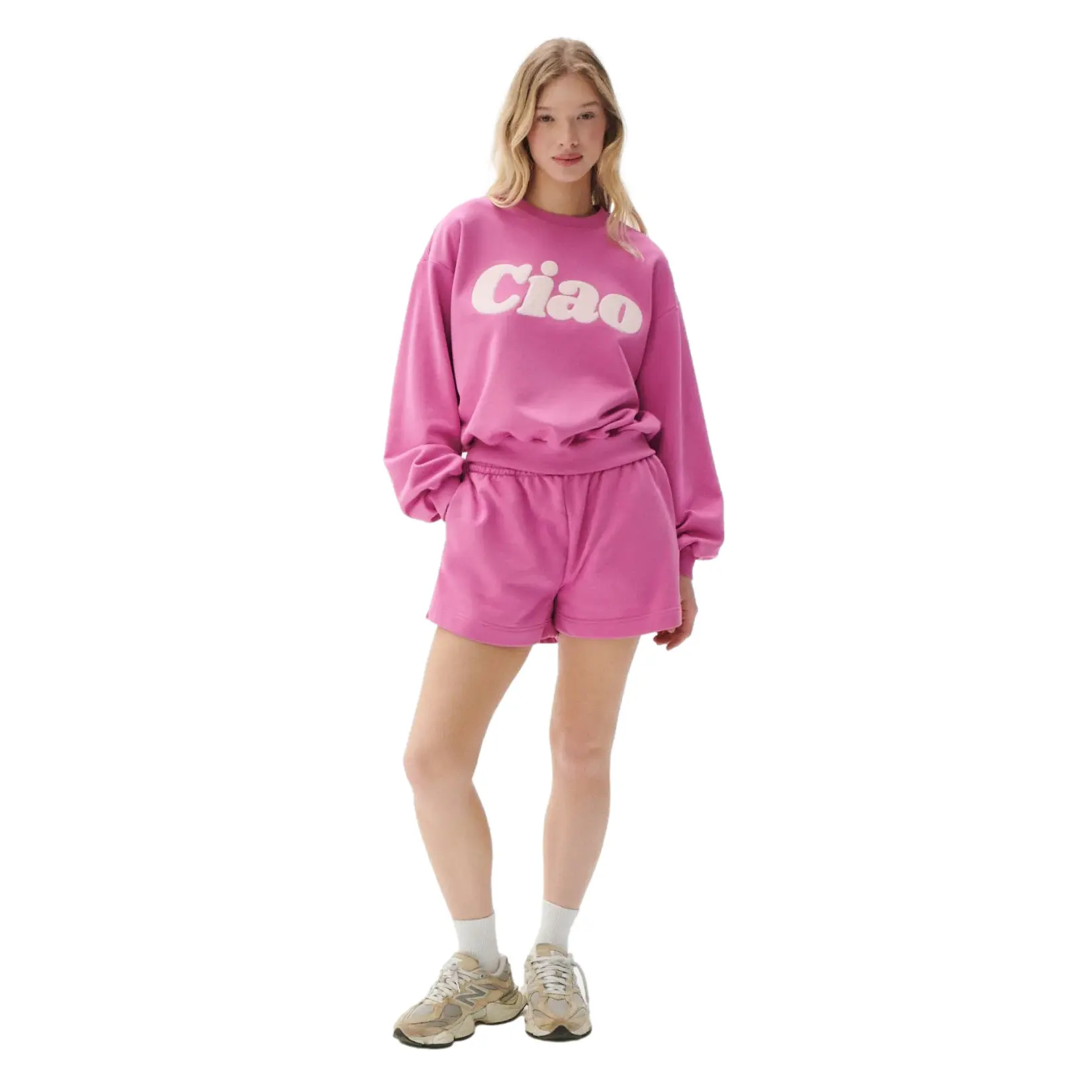 She Is Sunday Women's Rose Shorts Pizza Pasta Gelato