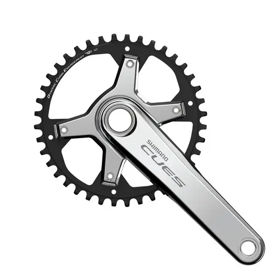 Shimano Cues Fc-u6030-1 Crankstel Zilver 170 mm / 40t