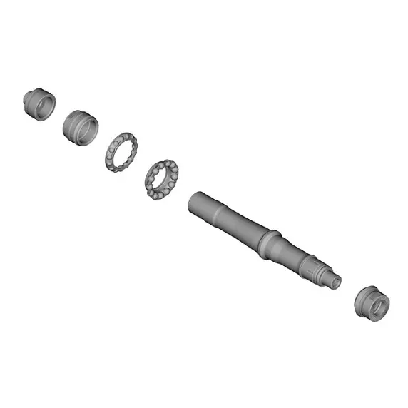 Image of Nabenachse komplett Shimano WH-R9200-C50-TU-R