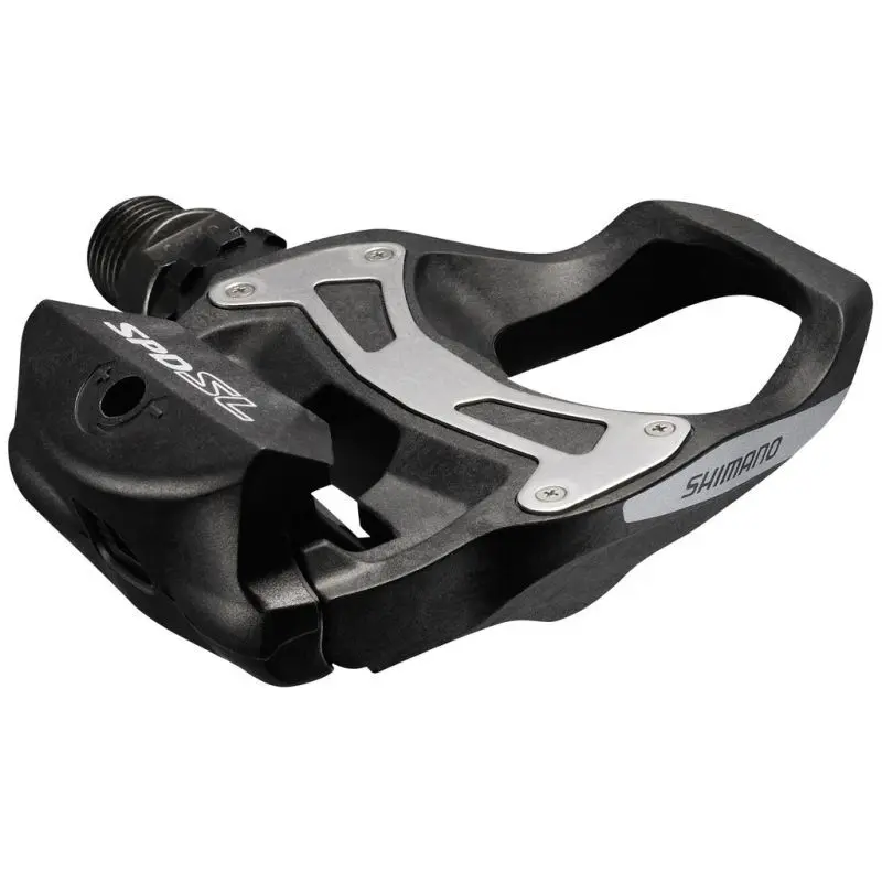 Velo Store - UK Road pedals with 1-sided wedge attachment included without reflector Shimano SPD-SL PD-R550L | Extra 10% off with Subscription, Postage £16.79 to UK Fedex.