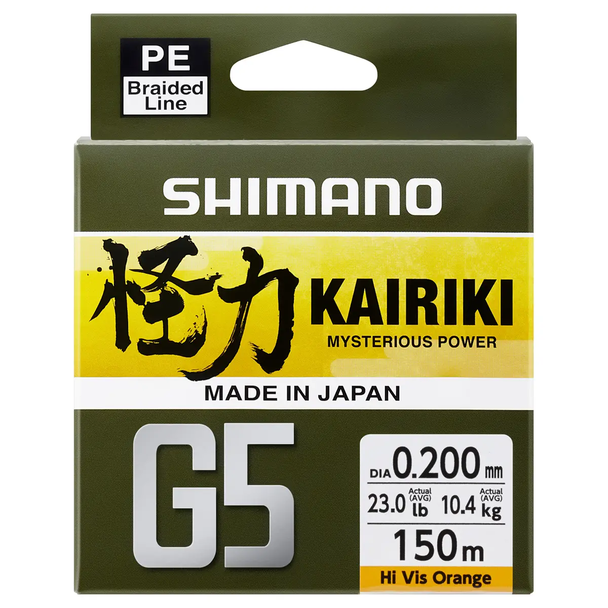 Vlecht Shimano Kairiki G5 150 m