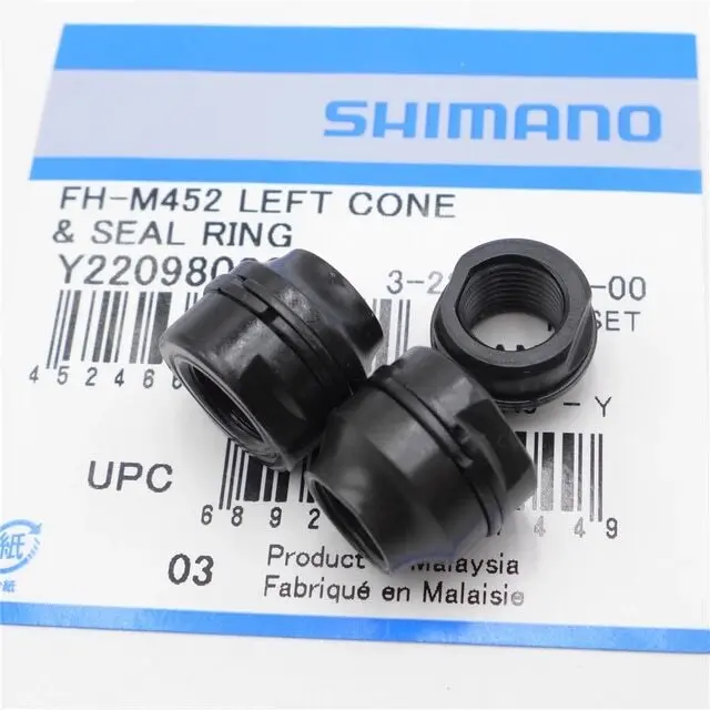 Velo Store - UK Left cone (m10 x 15) and sealing rings Shimano FH-M452 | Extra 10% off with Subscription, Postage £16.79 to UK Fedex.