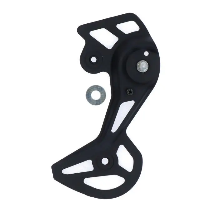 Montage der äußeren hinteren Umwerferplatte Shimano RD-M5130-GS