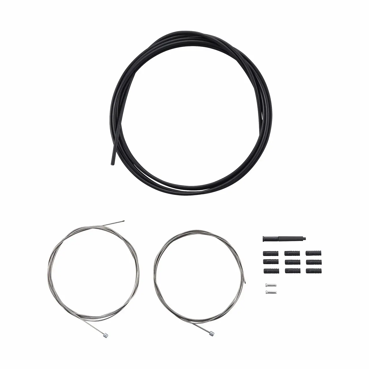 Velo Store - UK Stainless steel gear shift cable and housing kit, waterproof plastic ends, set of 9 pieces, waterproof tab end, rubber protection, cable ends set of 2 pieces Shimano OT-SP41 | Extra 10% off with Subscription, Postage £16.79 to UK Fedex.