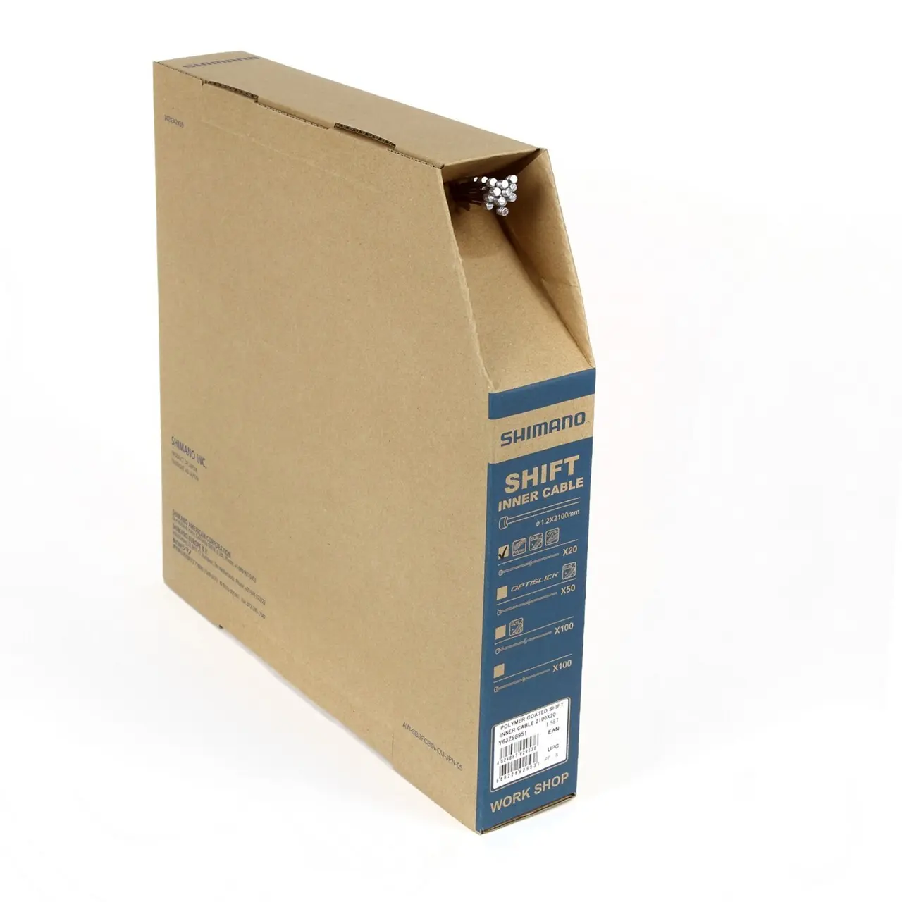 Velo Store - UK Polymer-coated gearshift cable parts Shimano (x20) | Extra 10% off with Subscription, Postage £16.79 to UK Fedex.