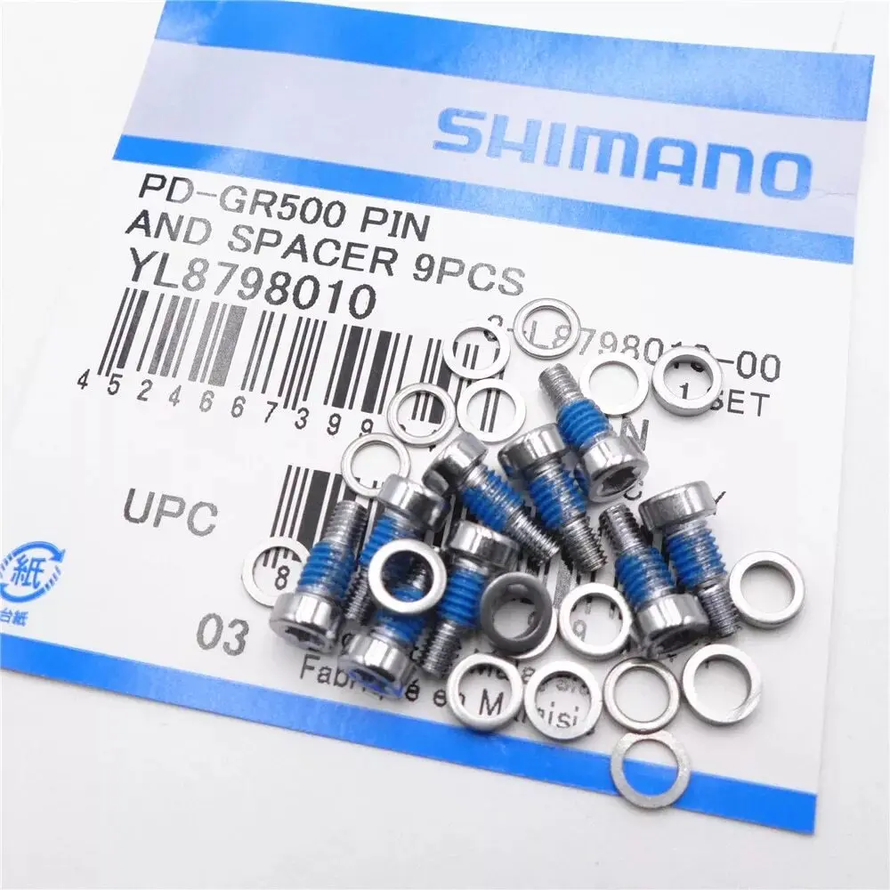 Ergots und Abstandshalter Shimano PD-GR500 (x9)