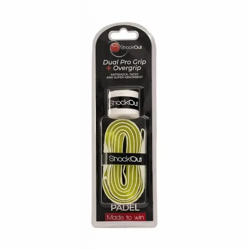 Greep en overgrip set Shockout Dual Pro