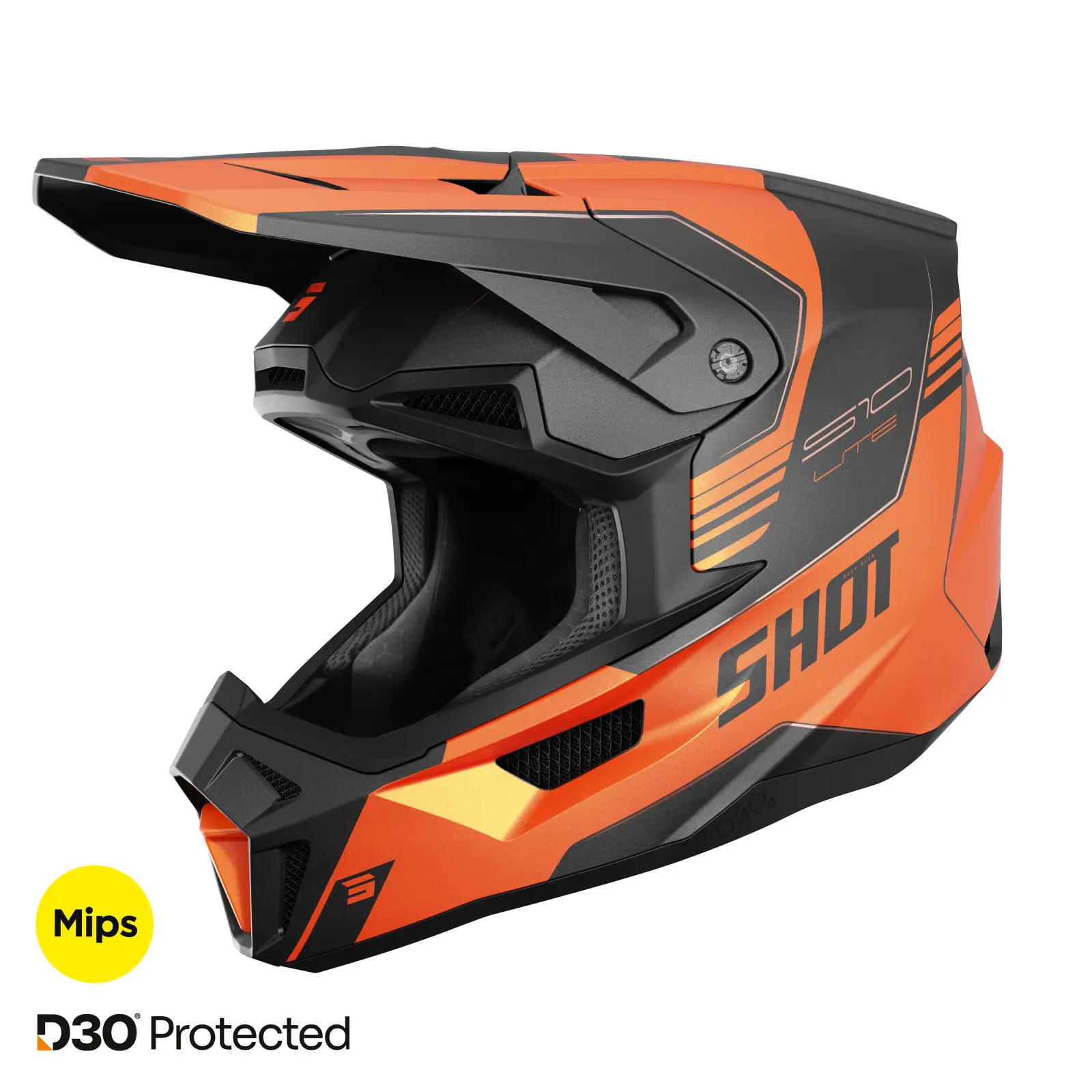 Motorrad-Cross-Helm Shot Race Gear Lite