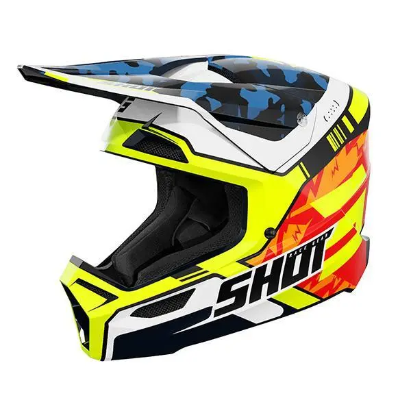Motorrad-Cross-Helm Shot Race Gear Furious