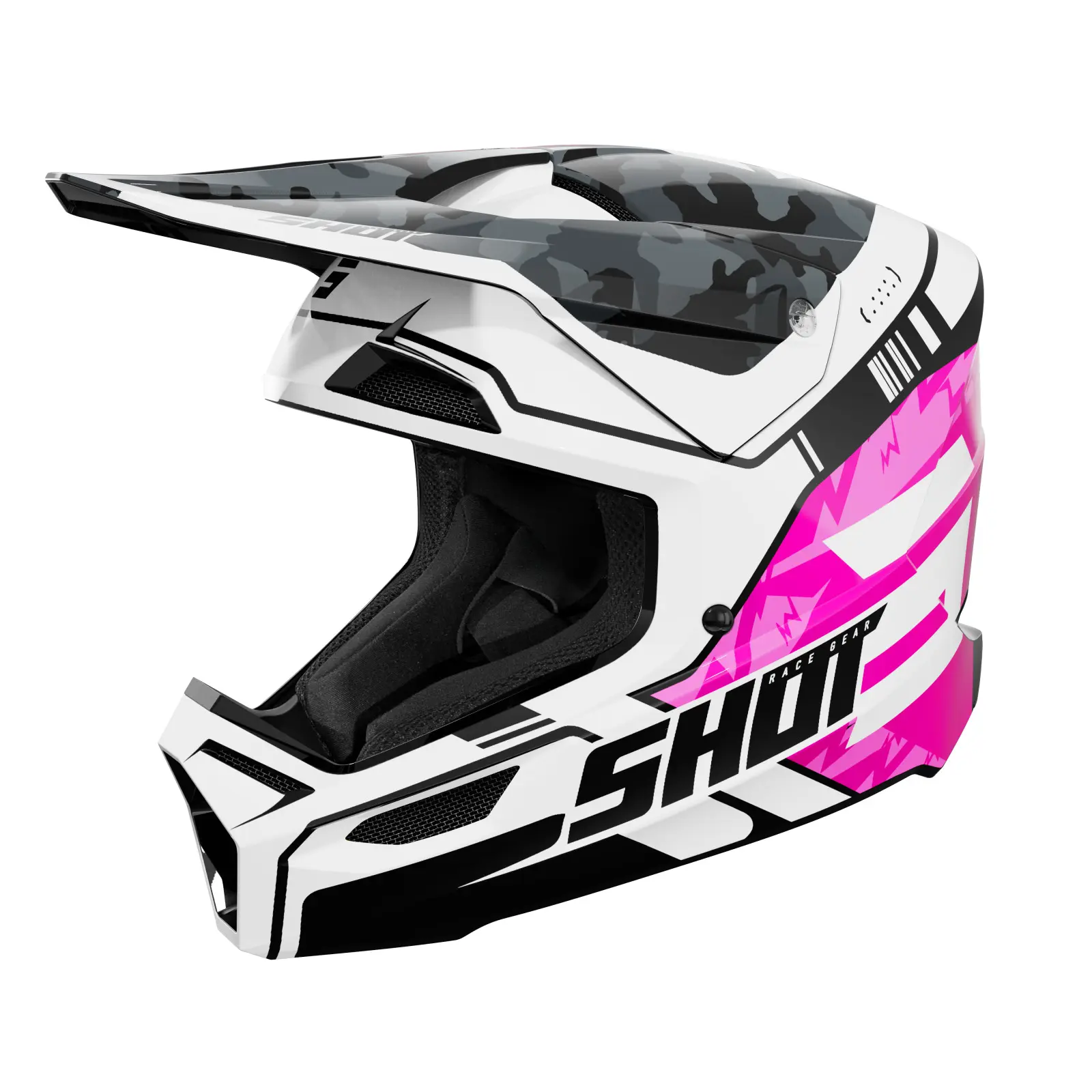 Kinder Motocross Helm Shot Race Gear Furious