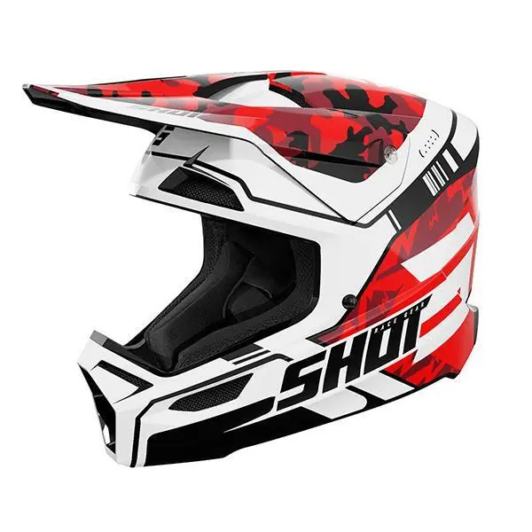 Kinderen motocross helm vizier Shot Race Gear Furious