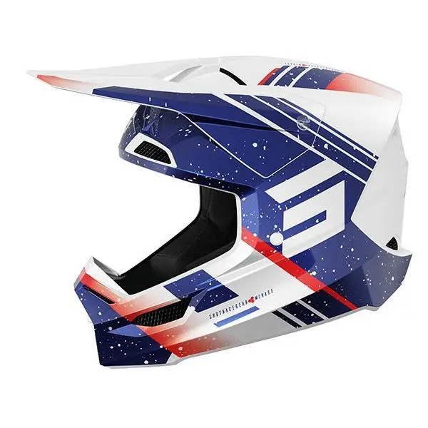 Motorrad-Cross-Helm Shot Race Gear Furious