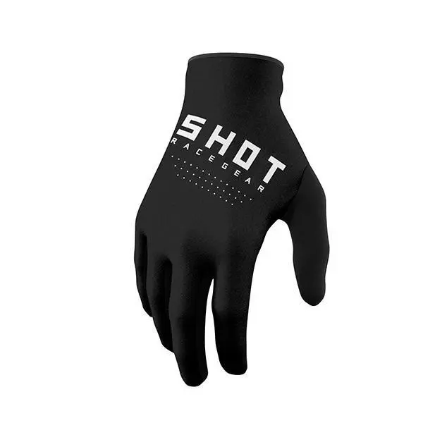 Gants cross enfant Shot Draw Kid noir- 12/13ans