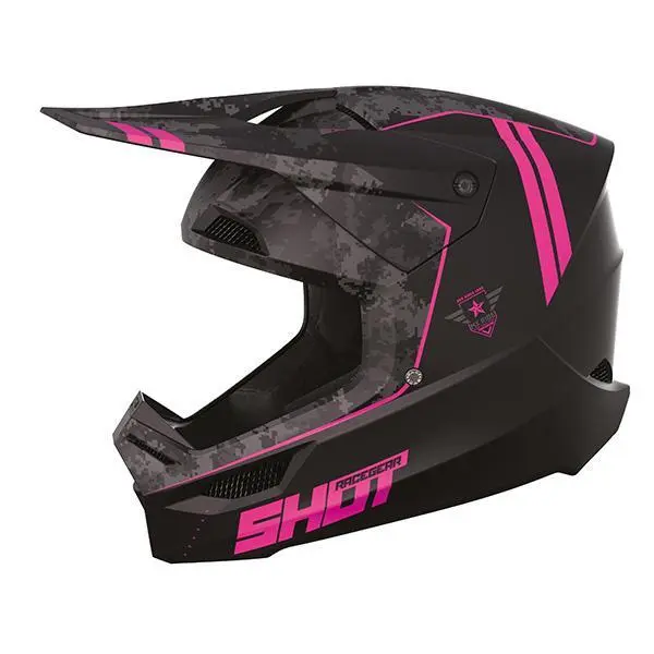 Motorrad-Cross-Helm Shot Race Gear Furious