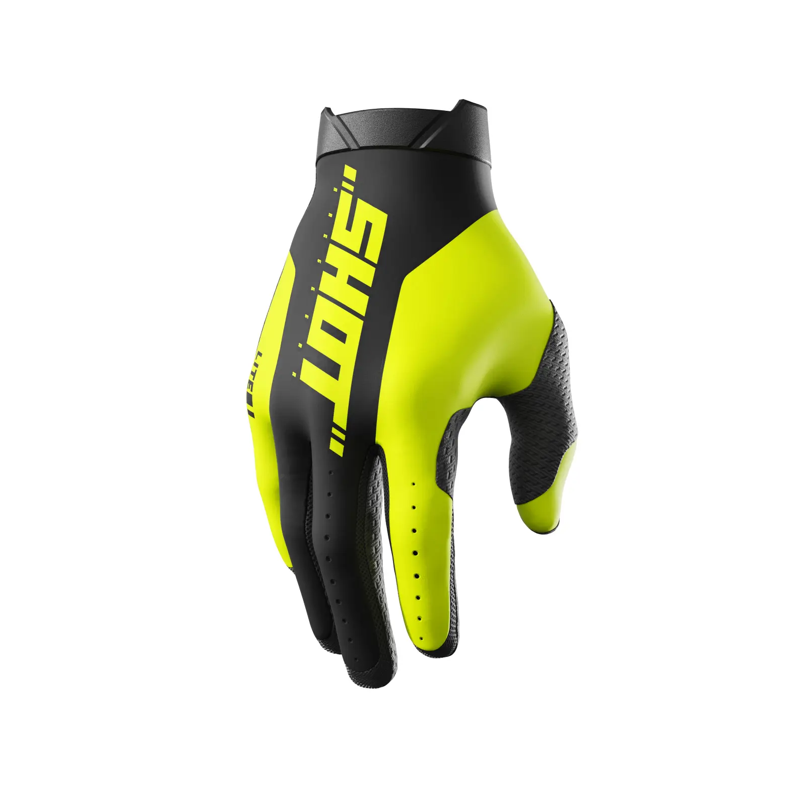 Gants cross Shot Lite Pro neon yellow- 10