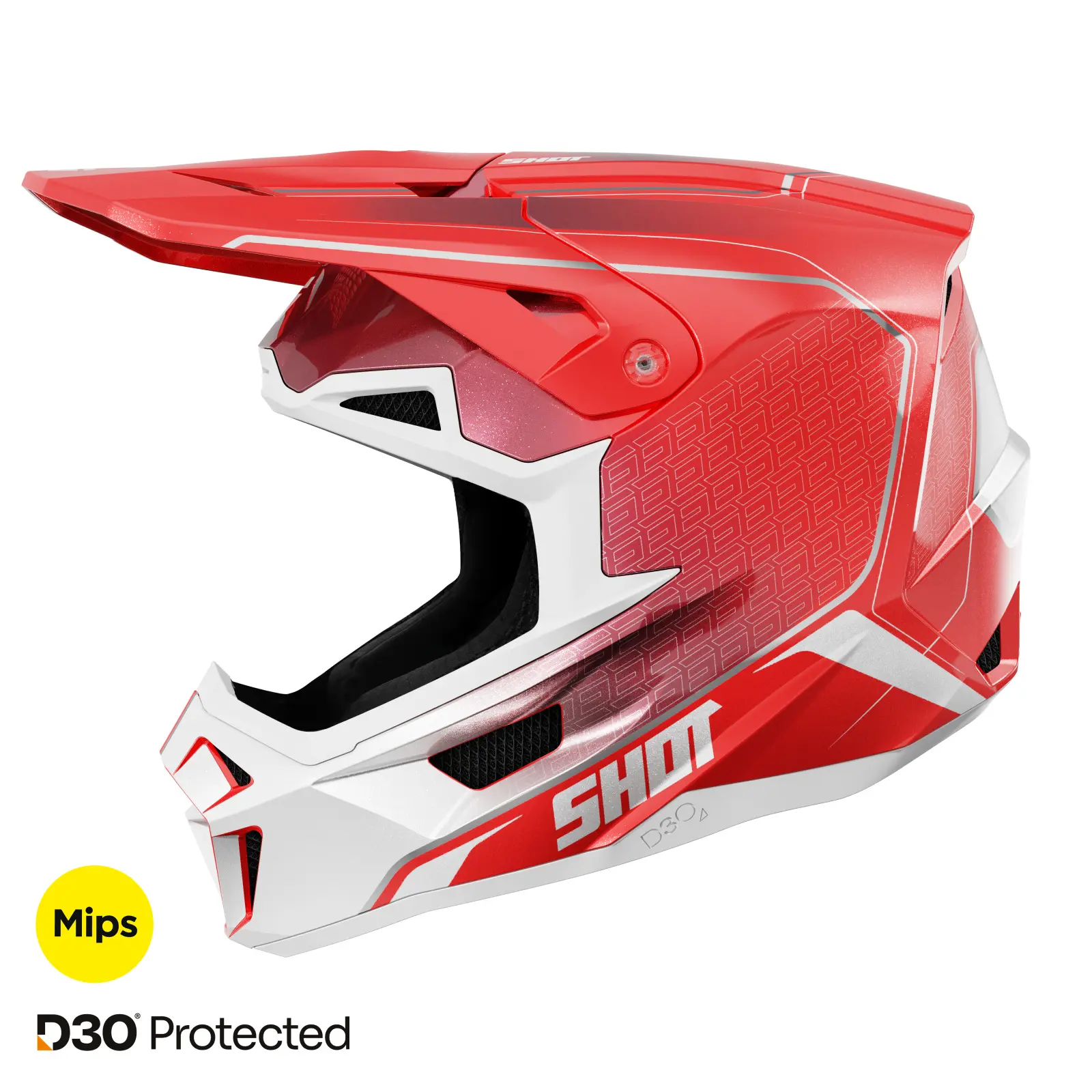 Motorrad-Integralhelm Shot Race Gear Lite Challenger