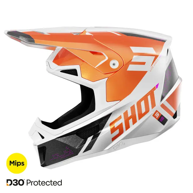 Motorrad-Integralhelm Shot Race Gear Lite Ultra